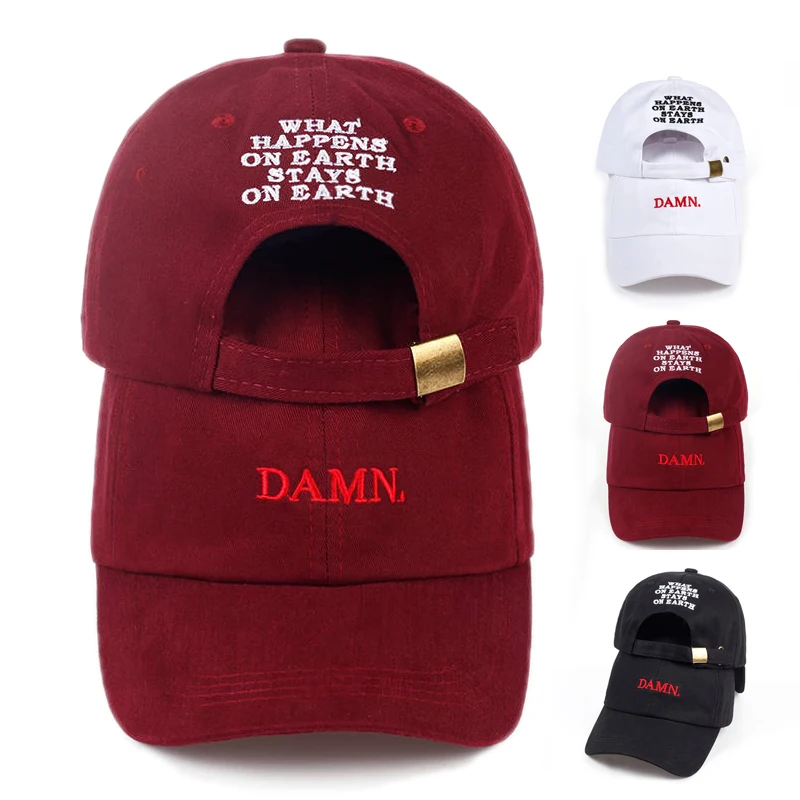 Street Fashion Loverboy Hat - قبعات DAMN للرجال والنساء مطرزة بكلمة