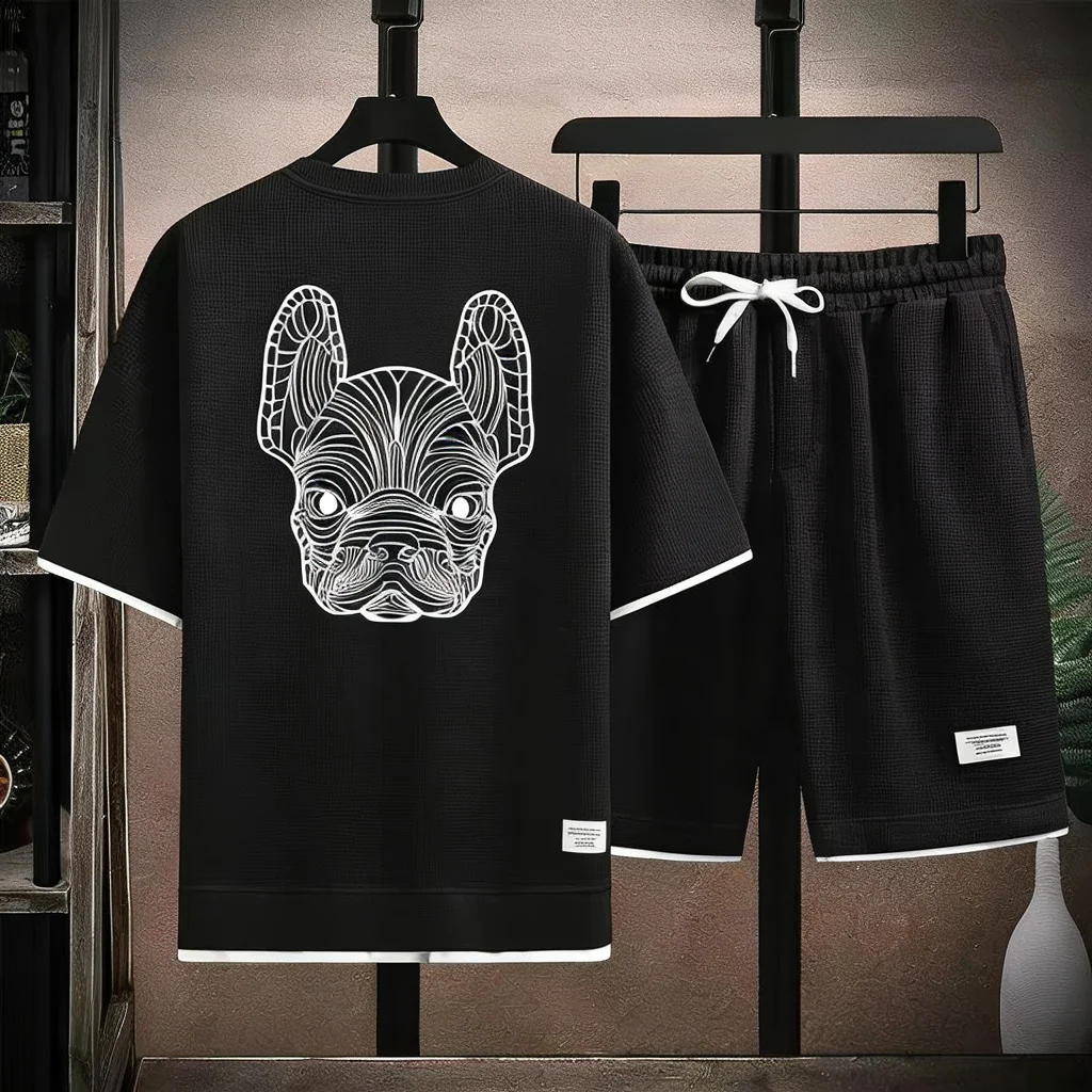 Street Fashion Clothing - طقم صيفي للرجال سريع الجفاف يتكون