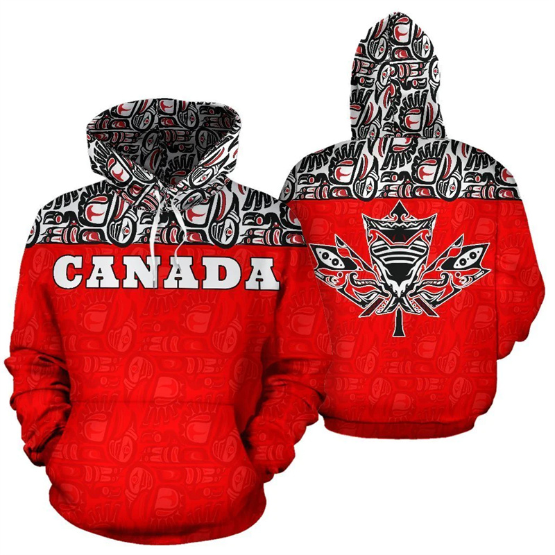 Street Fashion Canada - بلوفر رياضي بهودي كبير الحجم للرجال