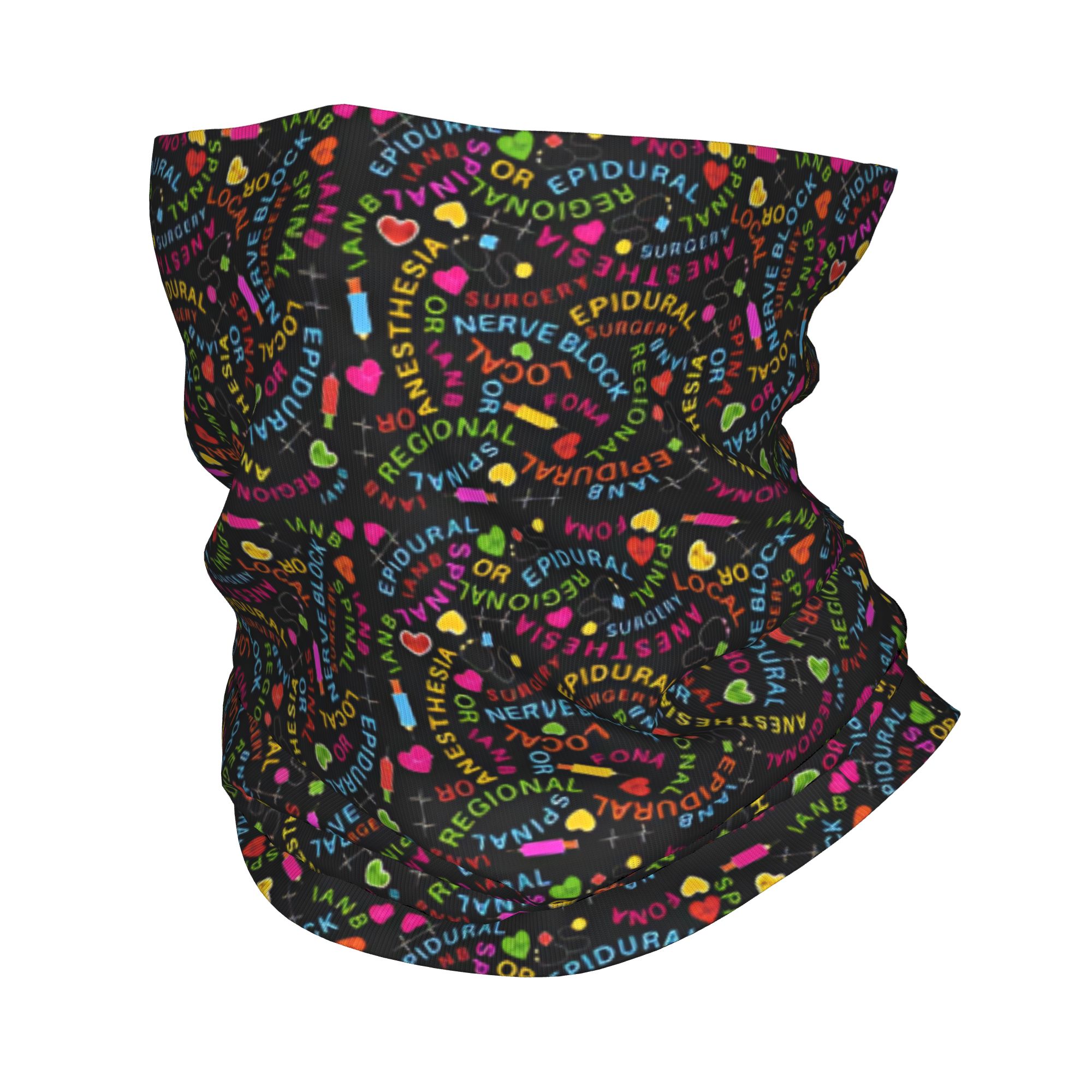 Balaclava Face Mask - وشاح رقبة طبي مطبوع بتصميم طبيب