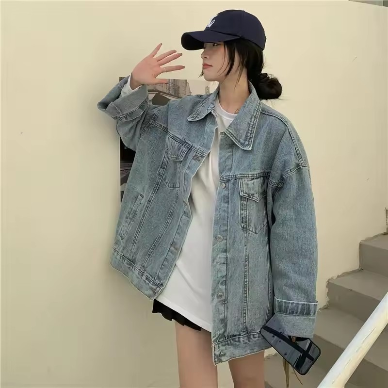 سترة نسائية كورية عصرية جديدة  - مراجعة Street Fashion Jeans Women وسعره