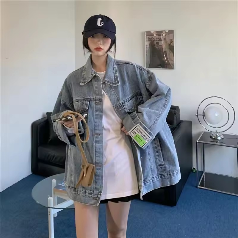 سترة نسائية كورية عصرية جديدة  - مراجعة Street Fashion Jeans Women وسعره