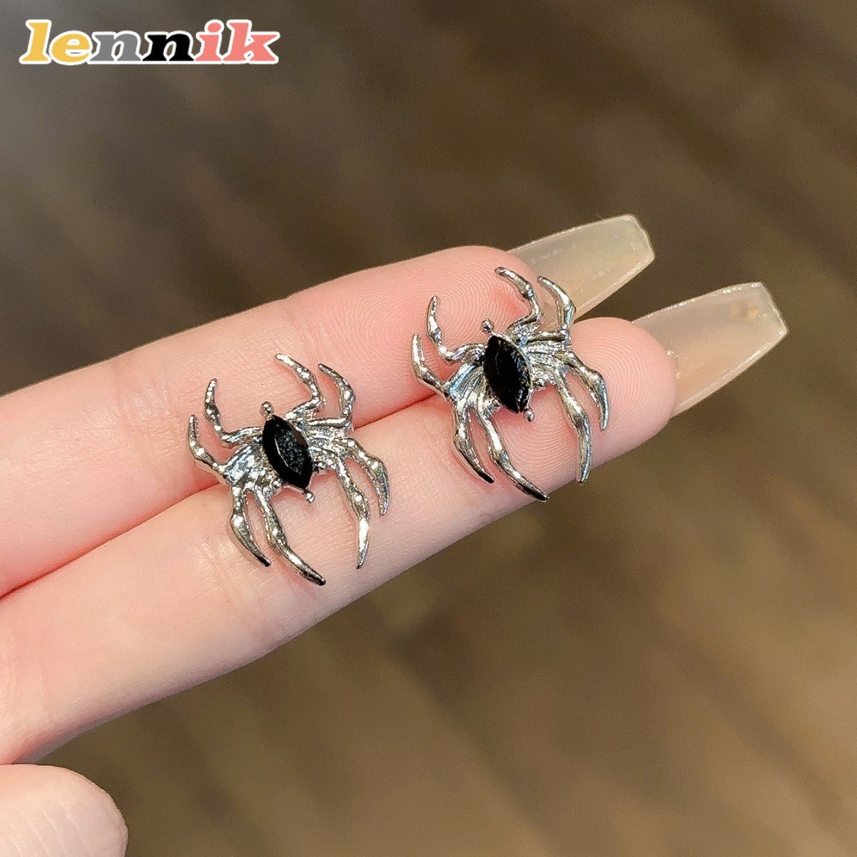 LENNIK أقراط عنكبوتية فريدة من - مراجعة Street Fashion Now وسعره
