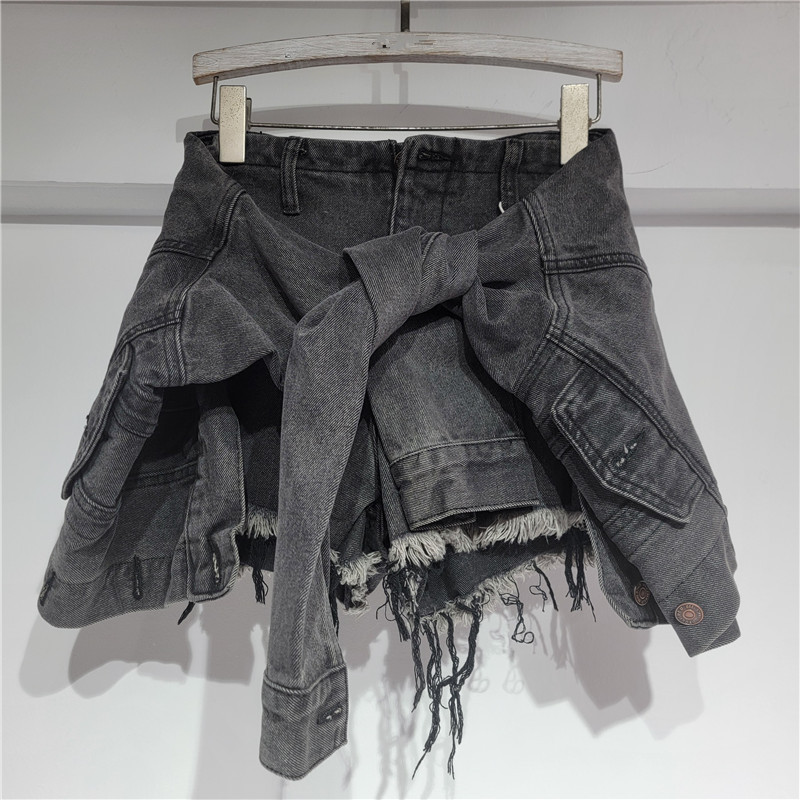 شورت جينز نسائي بتصميم عتيق مغ - مراجعة Street Fashion Jeans Women وسعره