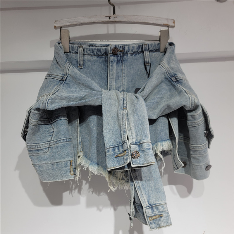 شورت جينز نسائي بتصميم عتيق مغ - مراجعة Street Fashion Jeans Women وسعره