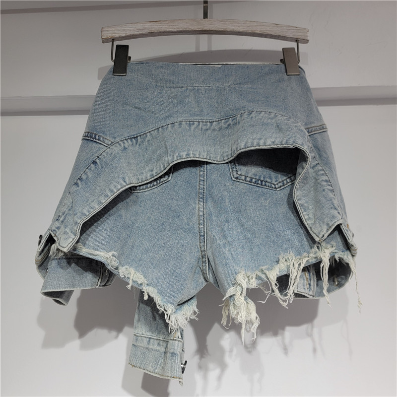 شورت جينز نسائي بتصميم عتيق مغ - مراجعة Street Fashion Jeans Women وسعره