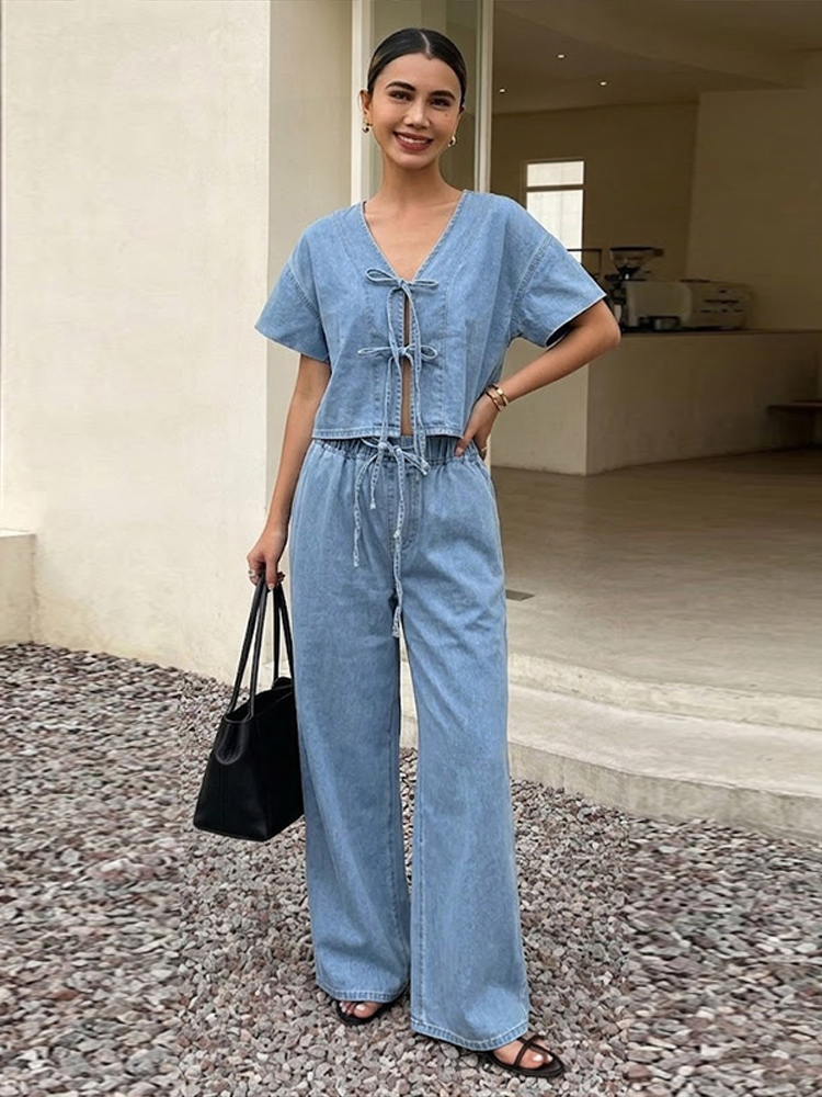 طقم نسائي عصري لعام 2026: قميص - مراجعة Street Fashion Jeans Women وسعره