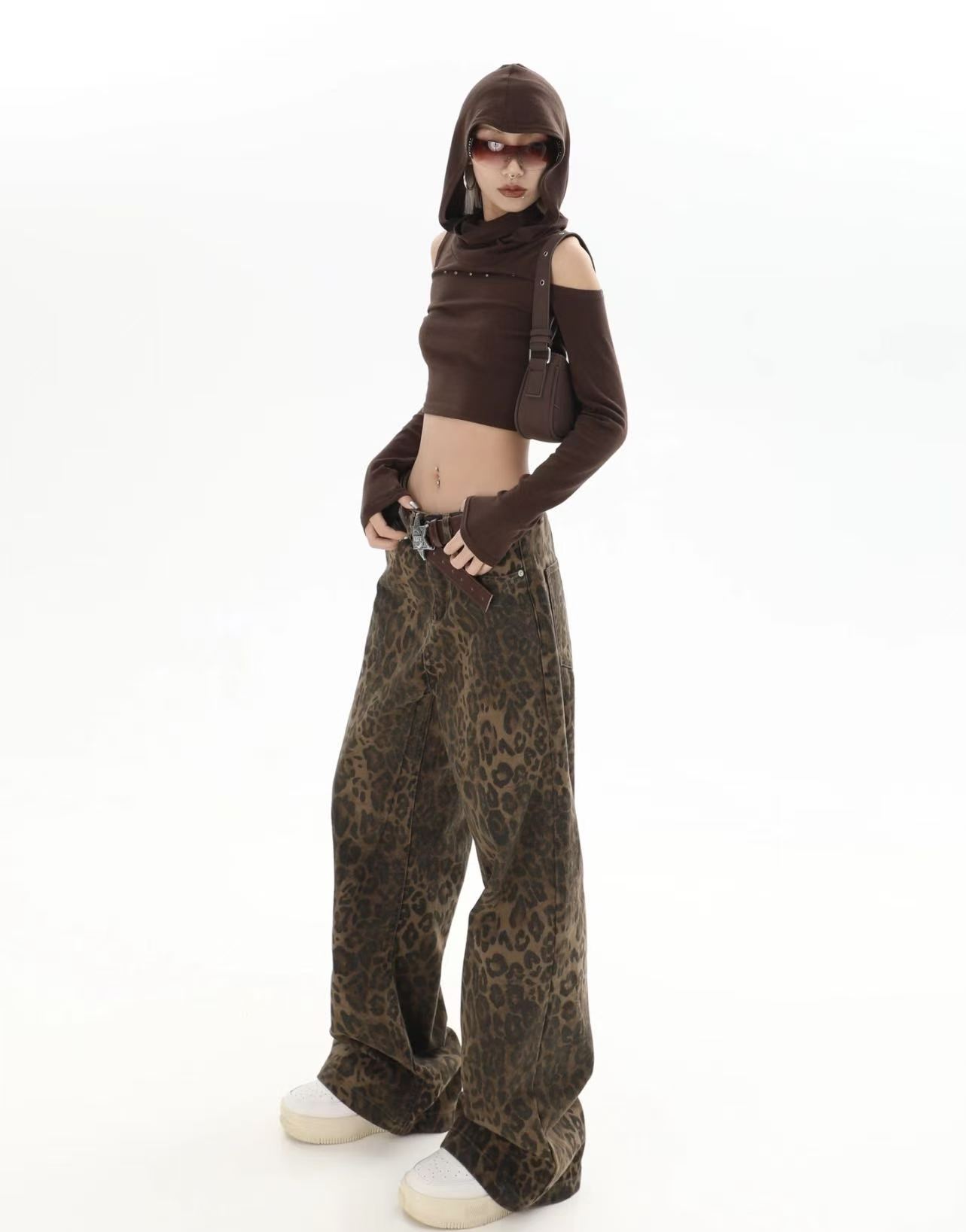 بنطلون كوري هاراجوكو ريترو QIC - مراجعة Street Fashion Jeans Women وسعره