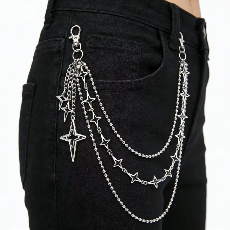 سلسلة خصر نسائية متعددة الطبقا - مراجعة Street Fashion Jeans Women وسعره